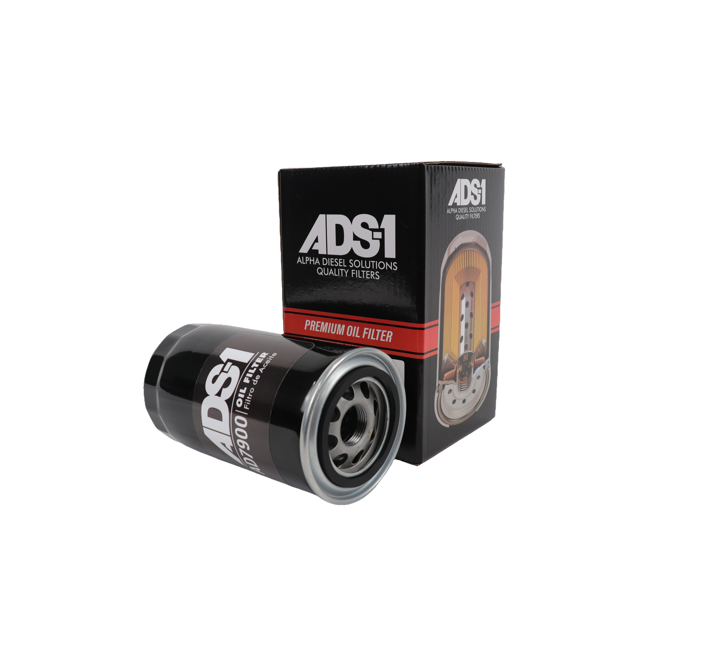 ADS-1 Oil Filter AF8000 / Suitable for Ford 6.7L Powerstroke F250, F350, F450, F550 2011+ / Ford 6.7L Powerstroke F650, F750 2017+